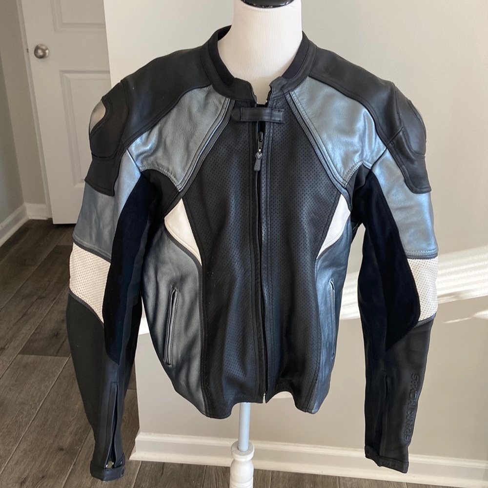 Frank Thomas Leather riding jacket